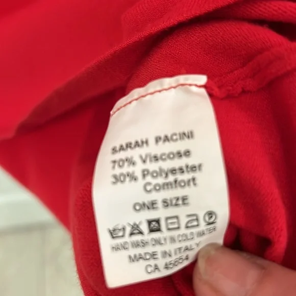 Sarah Pacini Red Tunic - Picture 6 of 14